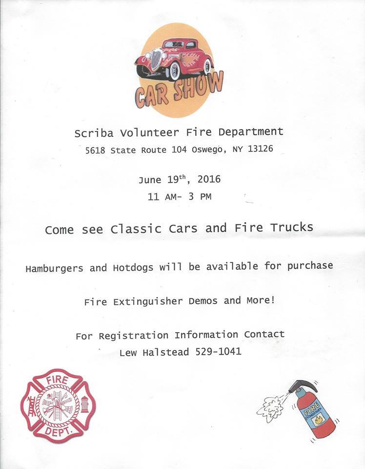  Scriba Volunteer Fire Department Classic Car Show