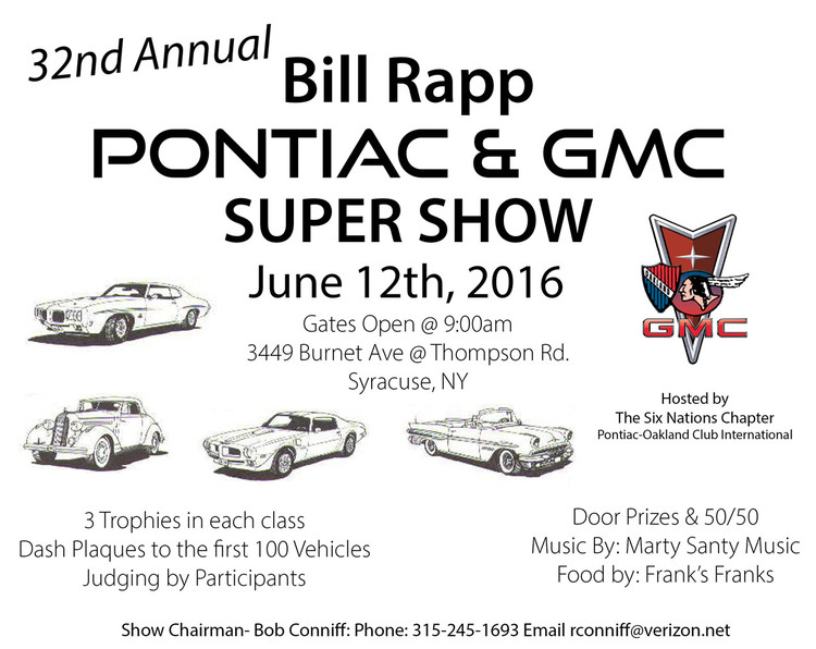 32nd Annual Bill Rapp Pontiac & GMC Super Show