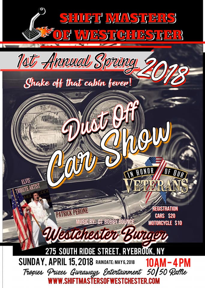 Shift Masters of Westchester 1st Annual Spring Dust Off Car Show 2018