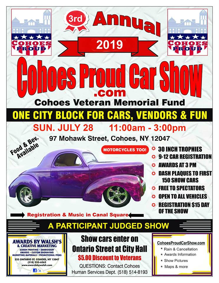 3rd Annual Cohoes Proud Car Show 2019 Apex Automotive Magazine